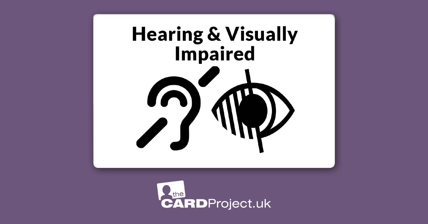 Hearing and Visually Impaired Card 